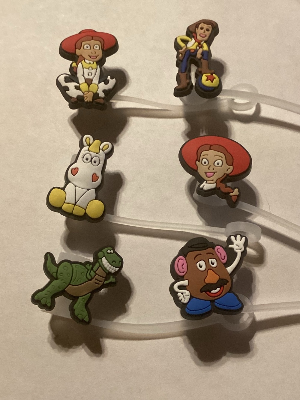 Toy Story Assorted Straw Toppers - set of 6 variety package